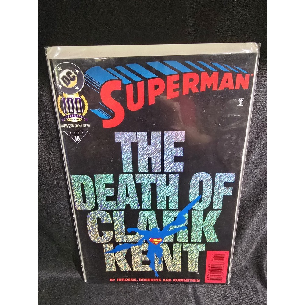 SUPERMAN The Death Of Clark Kent Comic Book #18 1995